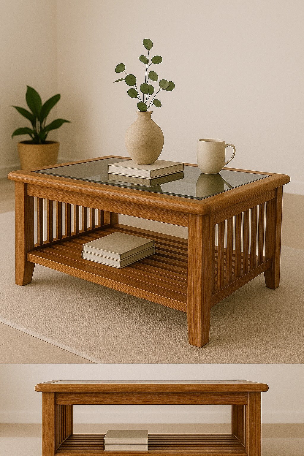 Aaru Teak Coffee Table image 4