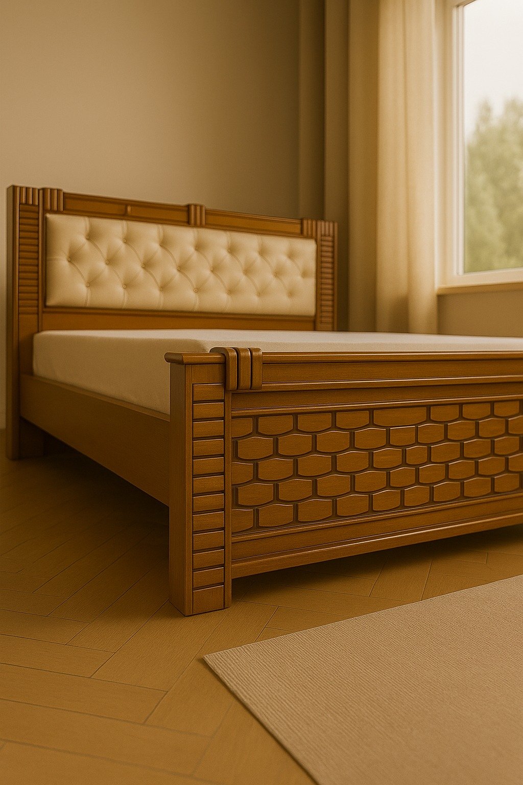 White elegant cot image 2