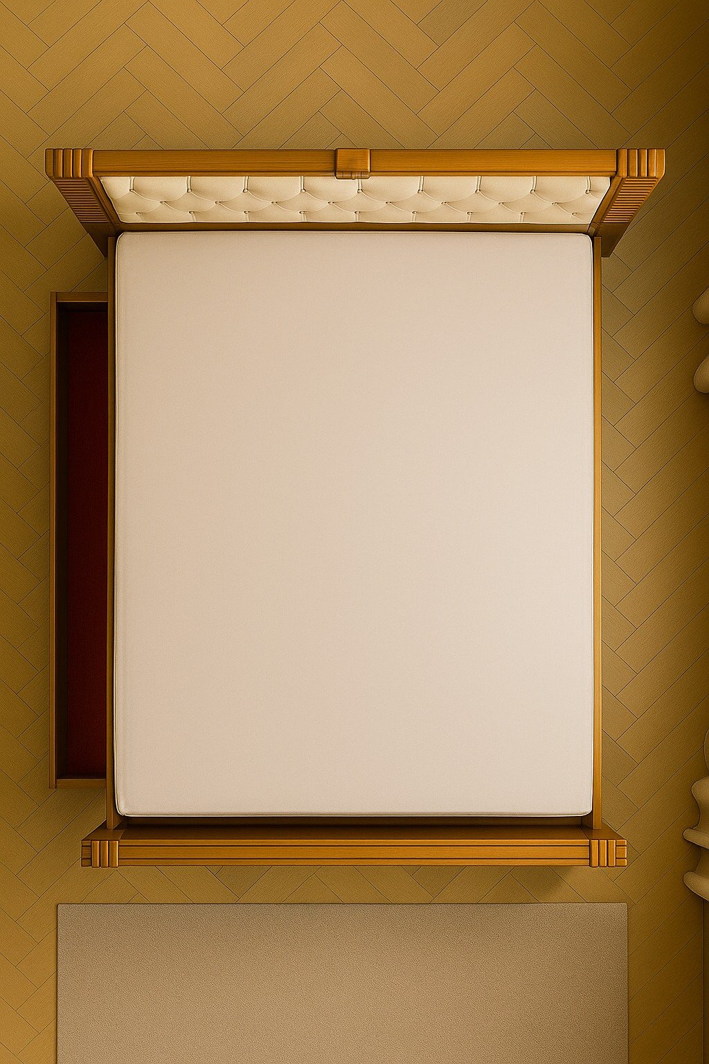 White elegant cot image 4