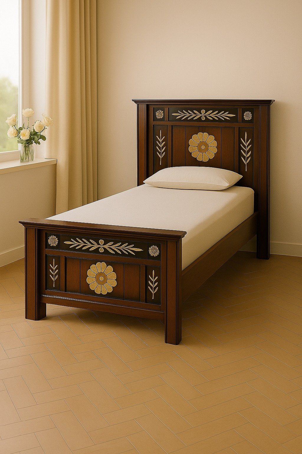 6*3 Flower cot image 3