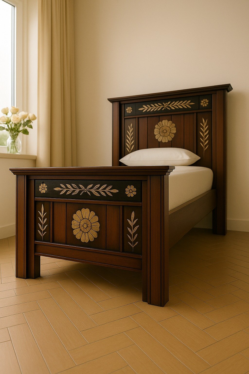 6*3 Flower cot image 4