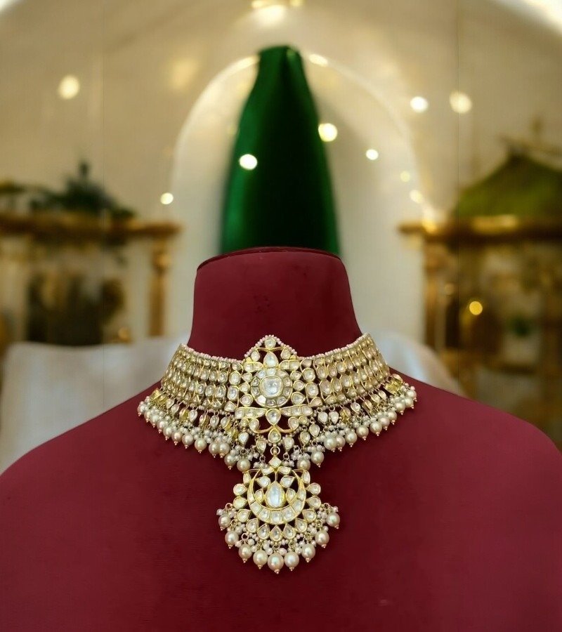 Polki Kundan Gold Choker