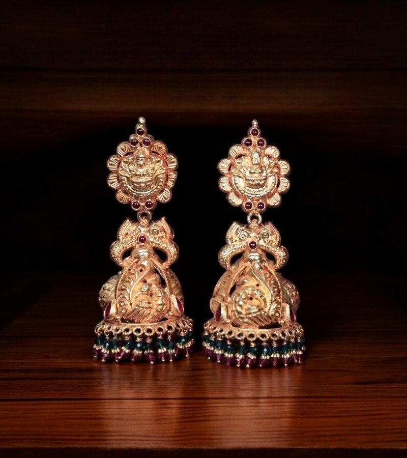 Silver gold plated earings