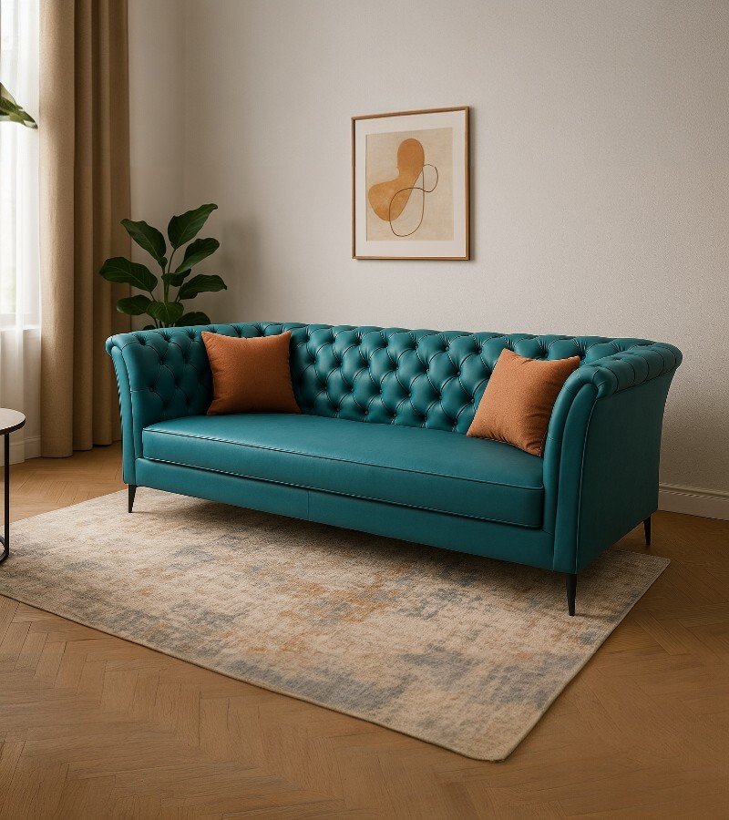 Chesterfield-Style Sofa