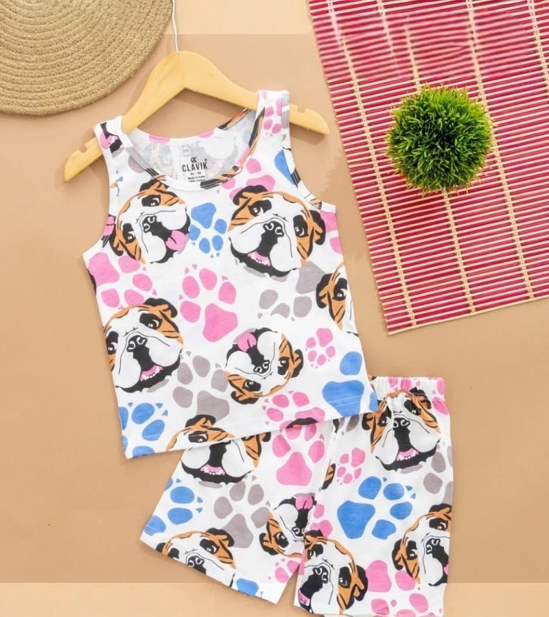 Clavik Kids Sleeveless T-Shirt & Shorts set