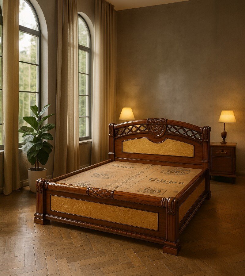Wooden Double Bed