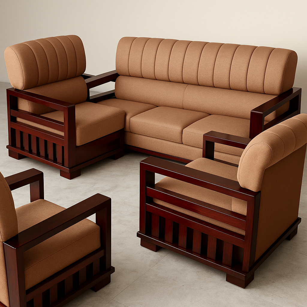 Teak Sofa Set