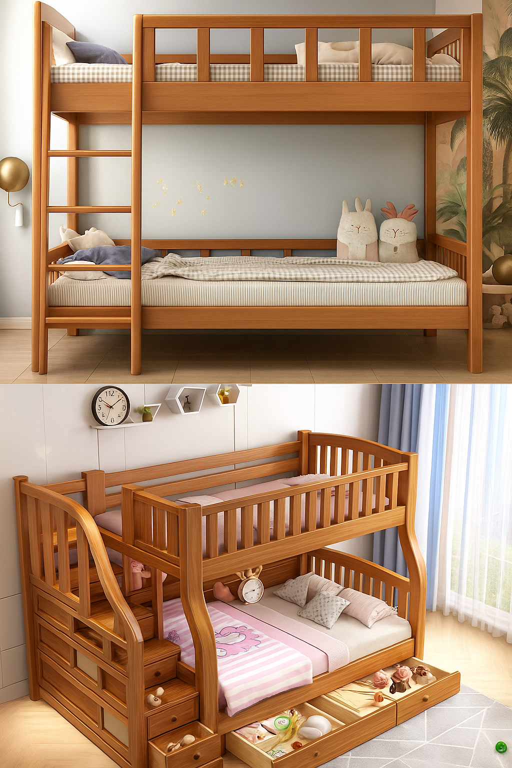 Teak Bunk Bed