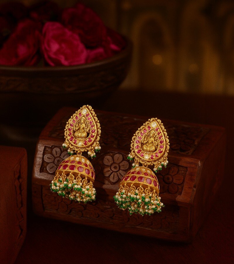 Lakshmi Jhumkas
