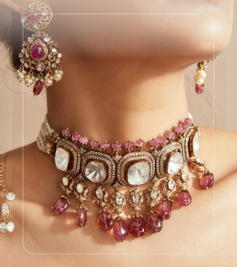 Polki Choker Set image 3