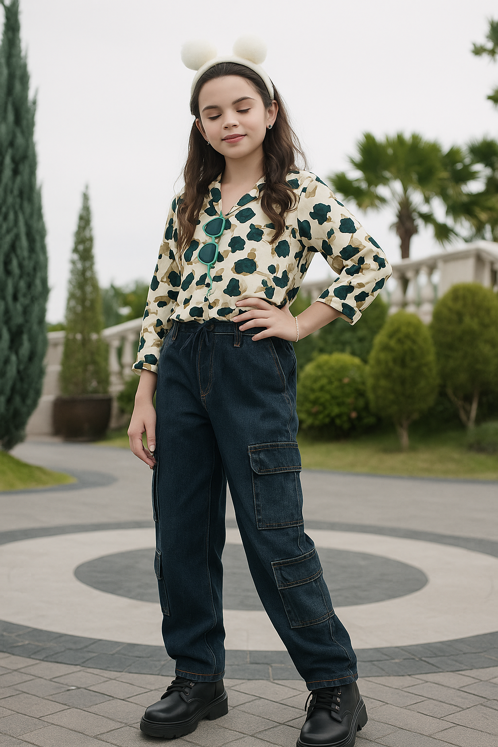 Charming western dress