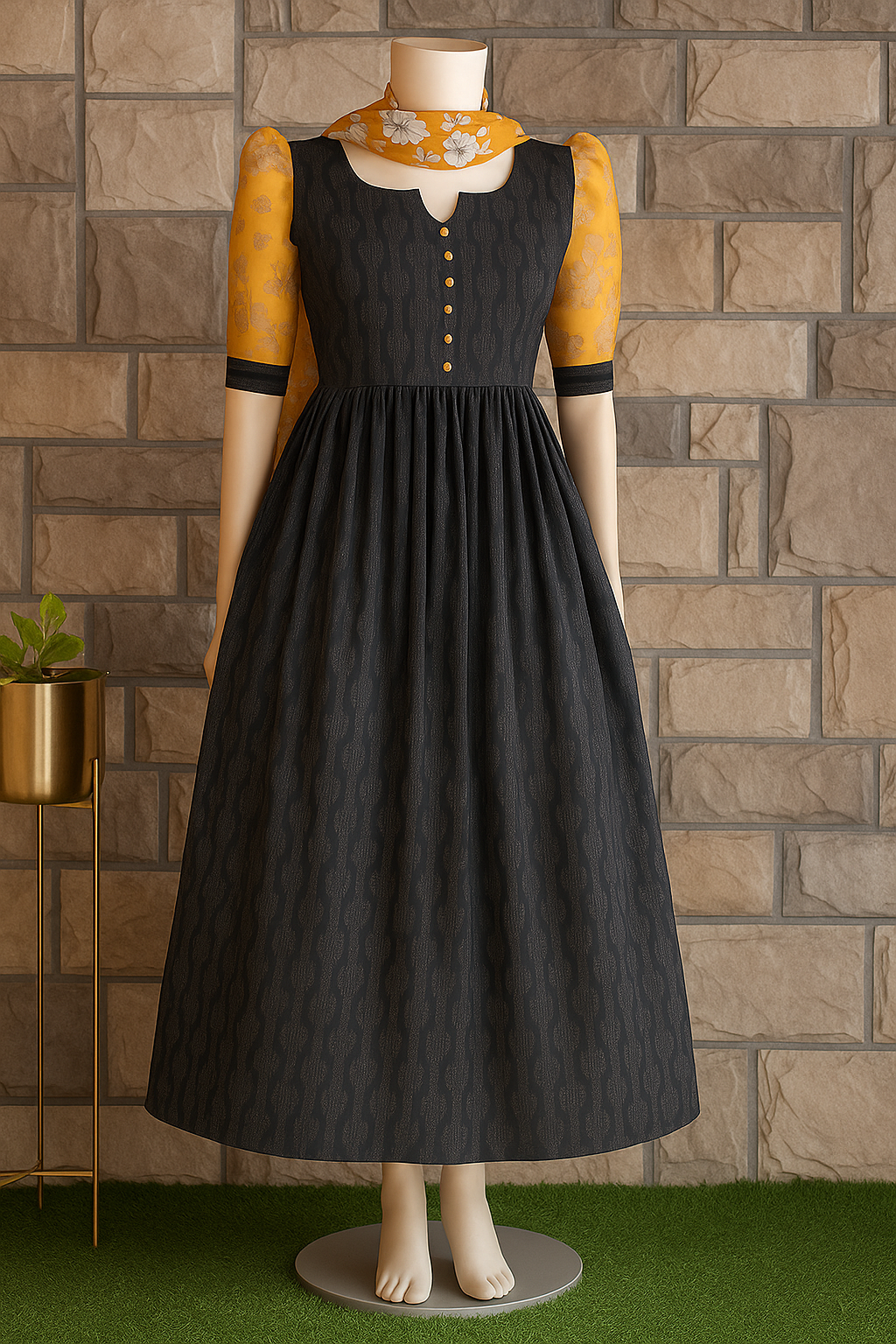 Delta crush maxi frocks