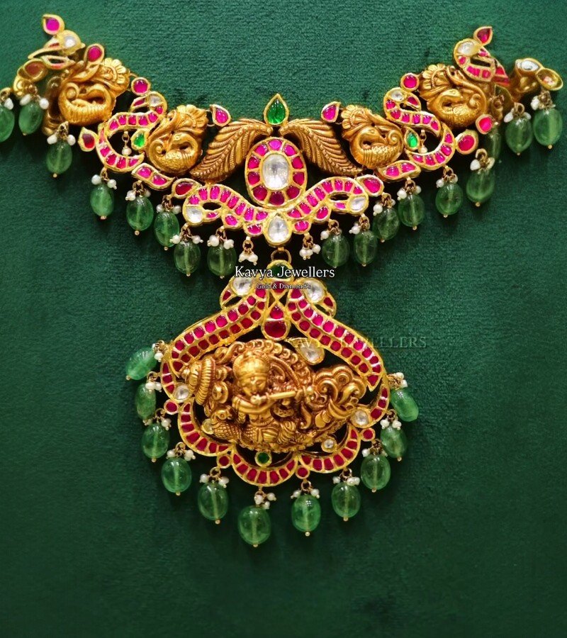 Nakshi Kundan Necklace image 3