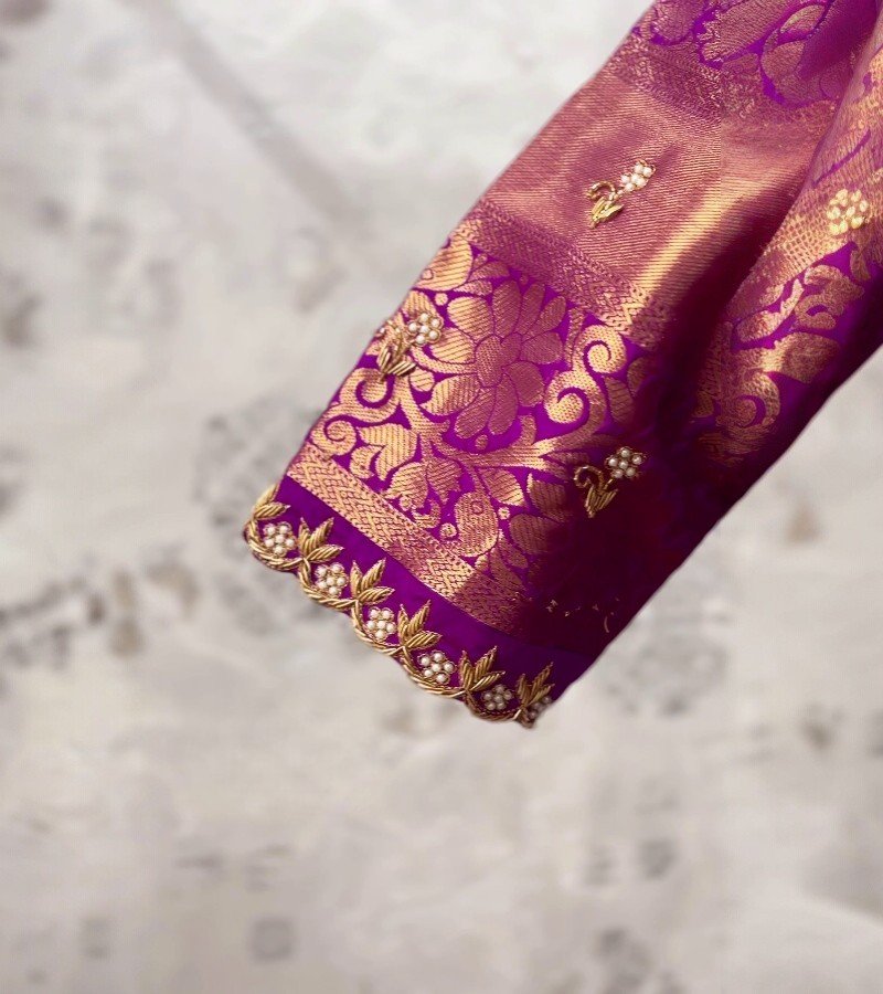 Royal Purple Blouse image 4