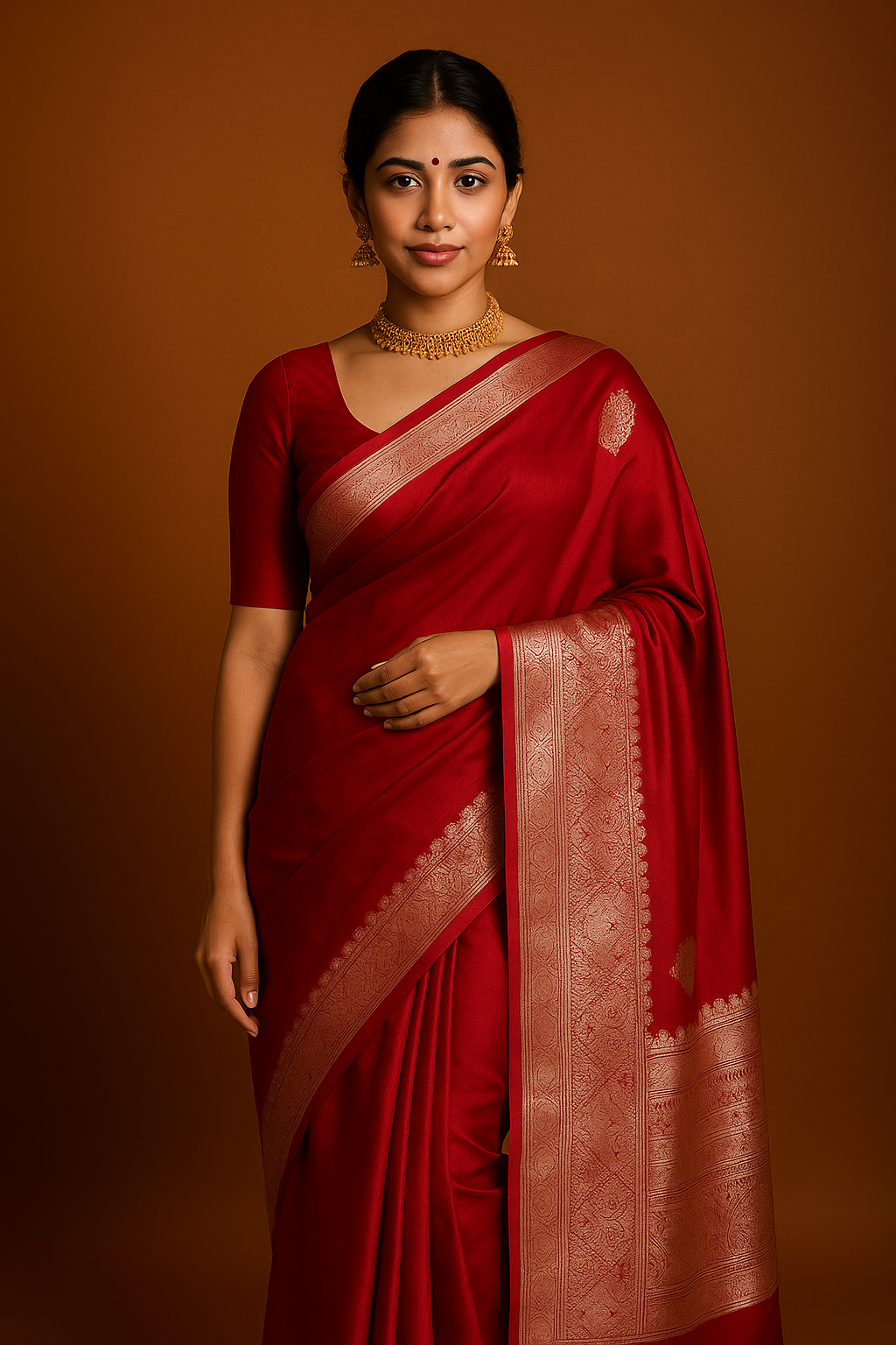 Tussar Chanderi Saree