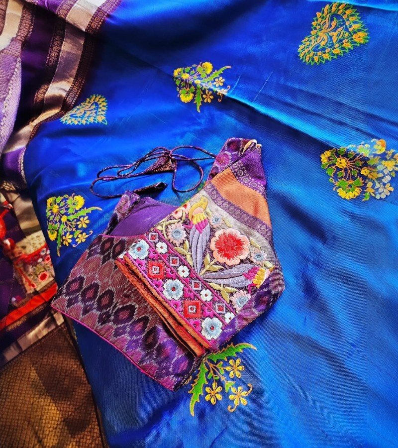 Twill Silk Saree image 2