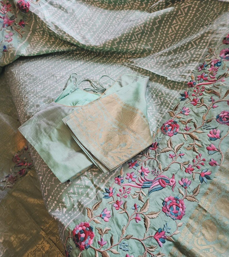 Twill Silk Saree image 3