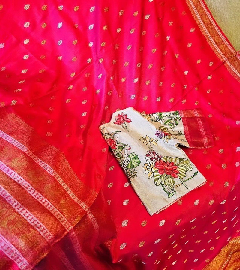 Twill Silk Saree image 4