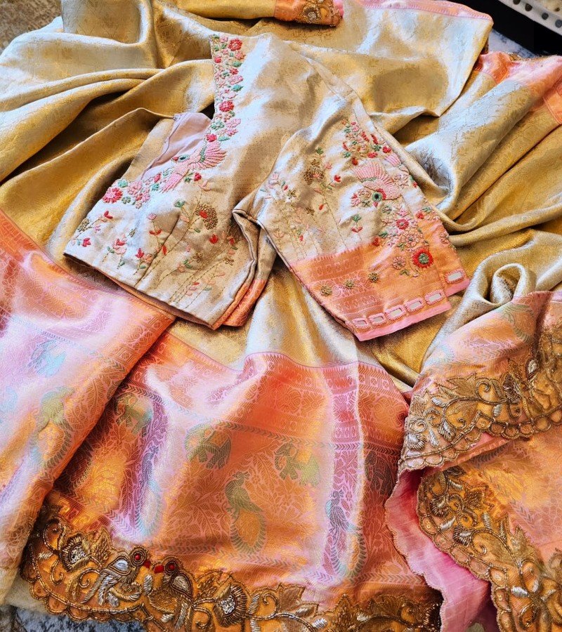 Kanchi Meenakari Saree