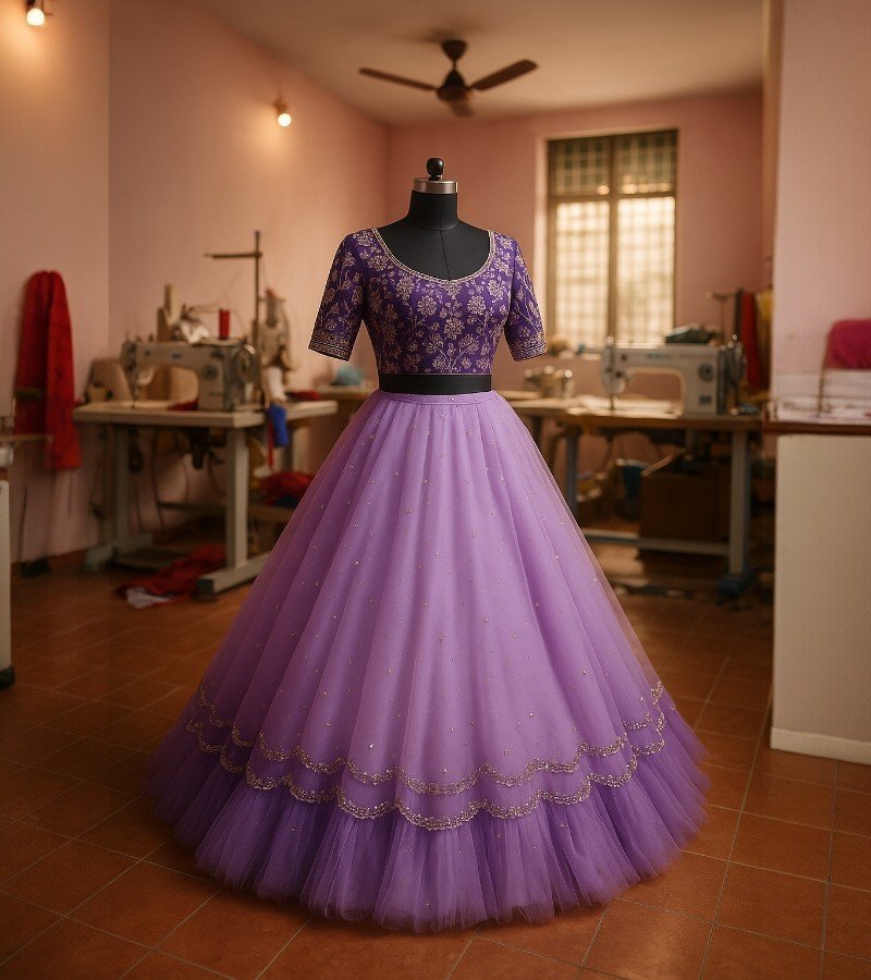 Bridal Reception Lahenga Blouse