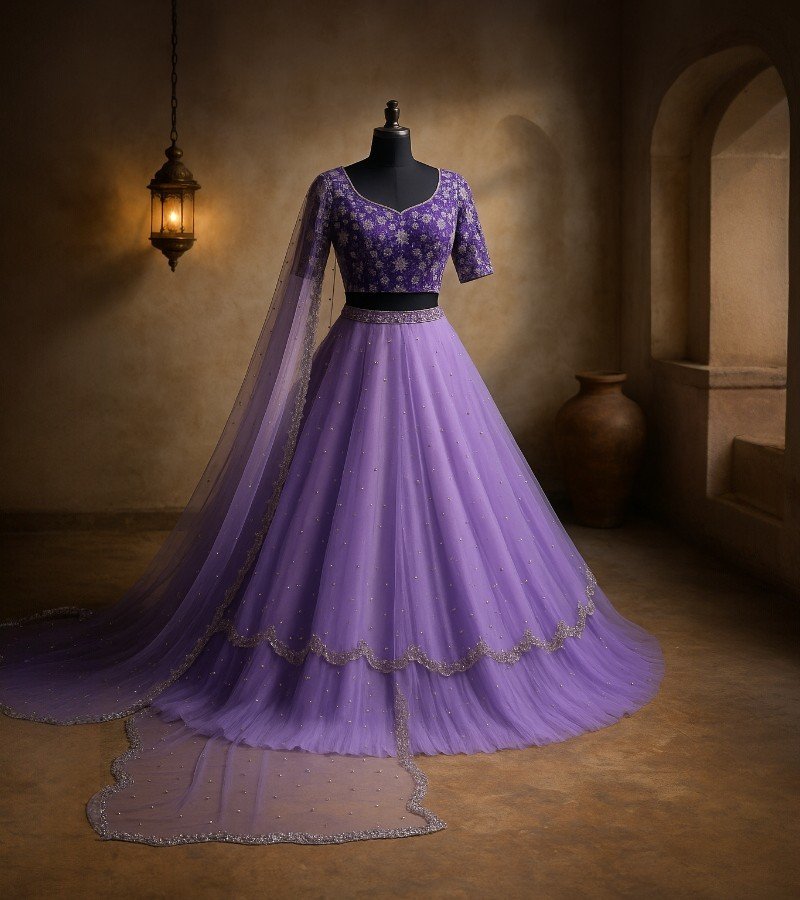 Bridal Reception Lahenga Blouse image 2