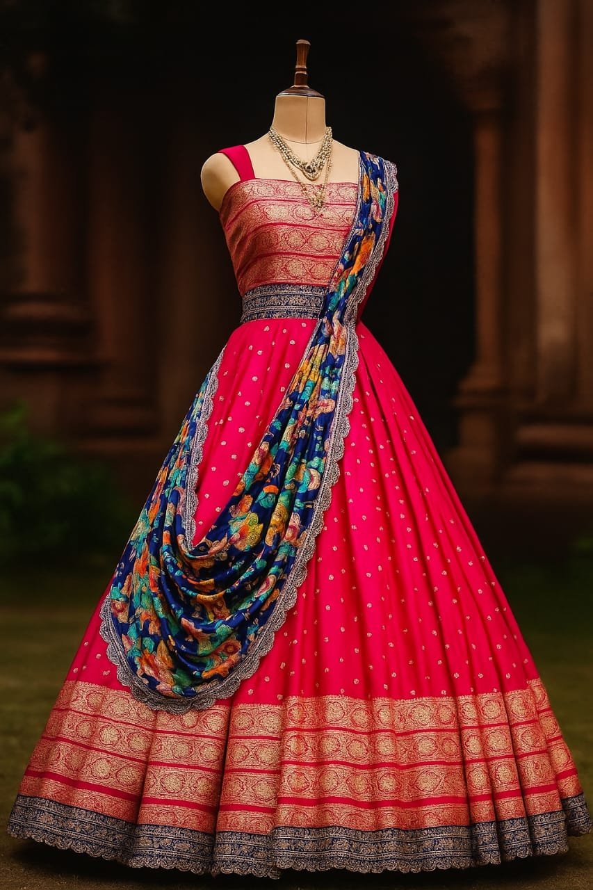Pink Traditional Anarkali