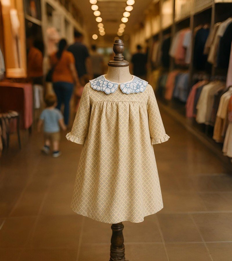 Soft Mustard Yellow Dress