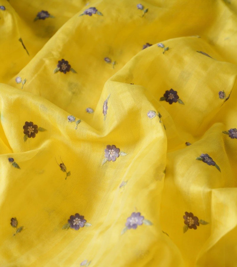 Chanderi Stripes Embroidery image 2