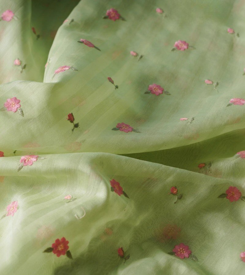 Chanderi Stripes Embroidery image 4