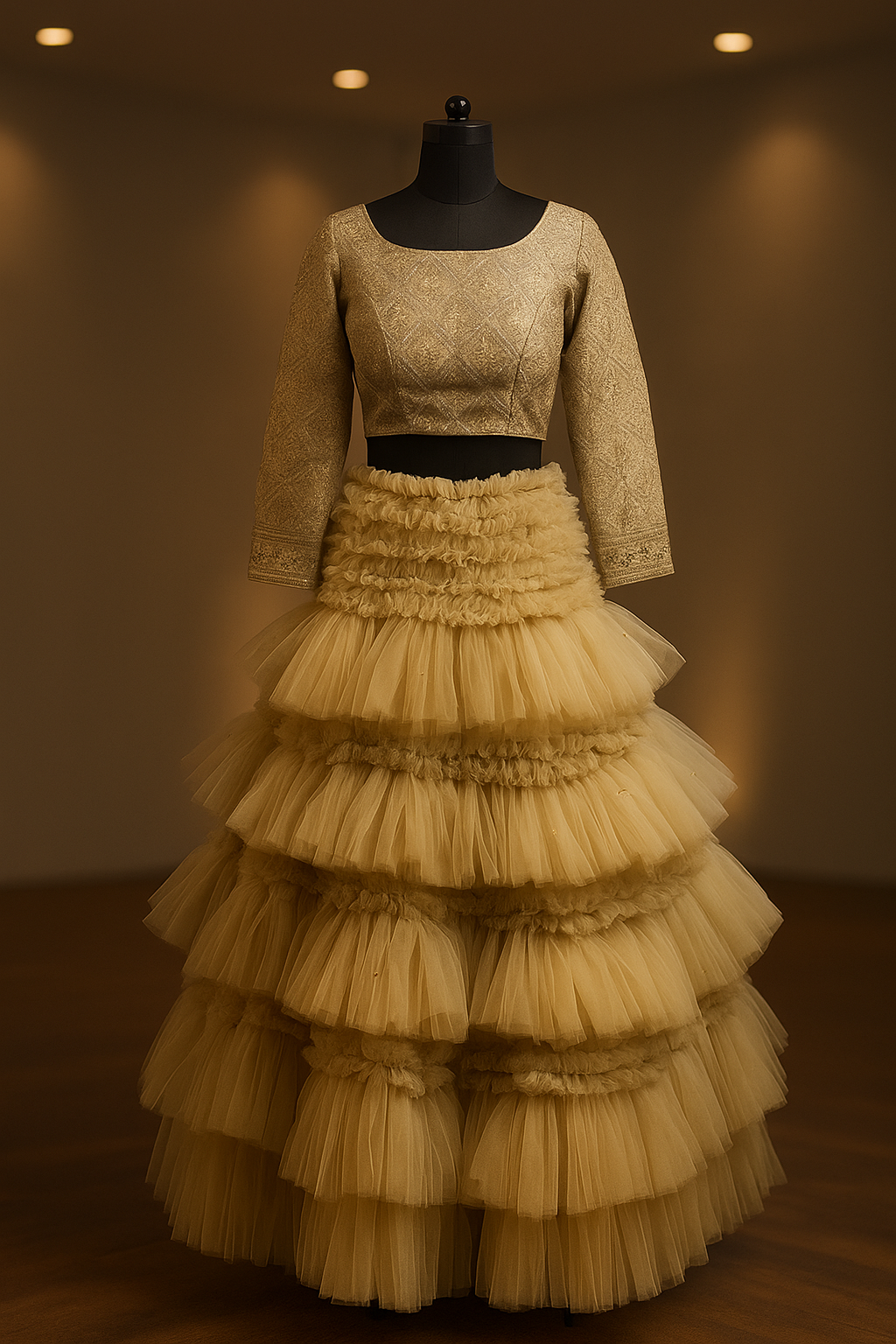 Customozed Net Dress