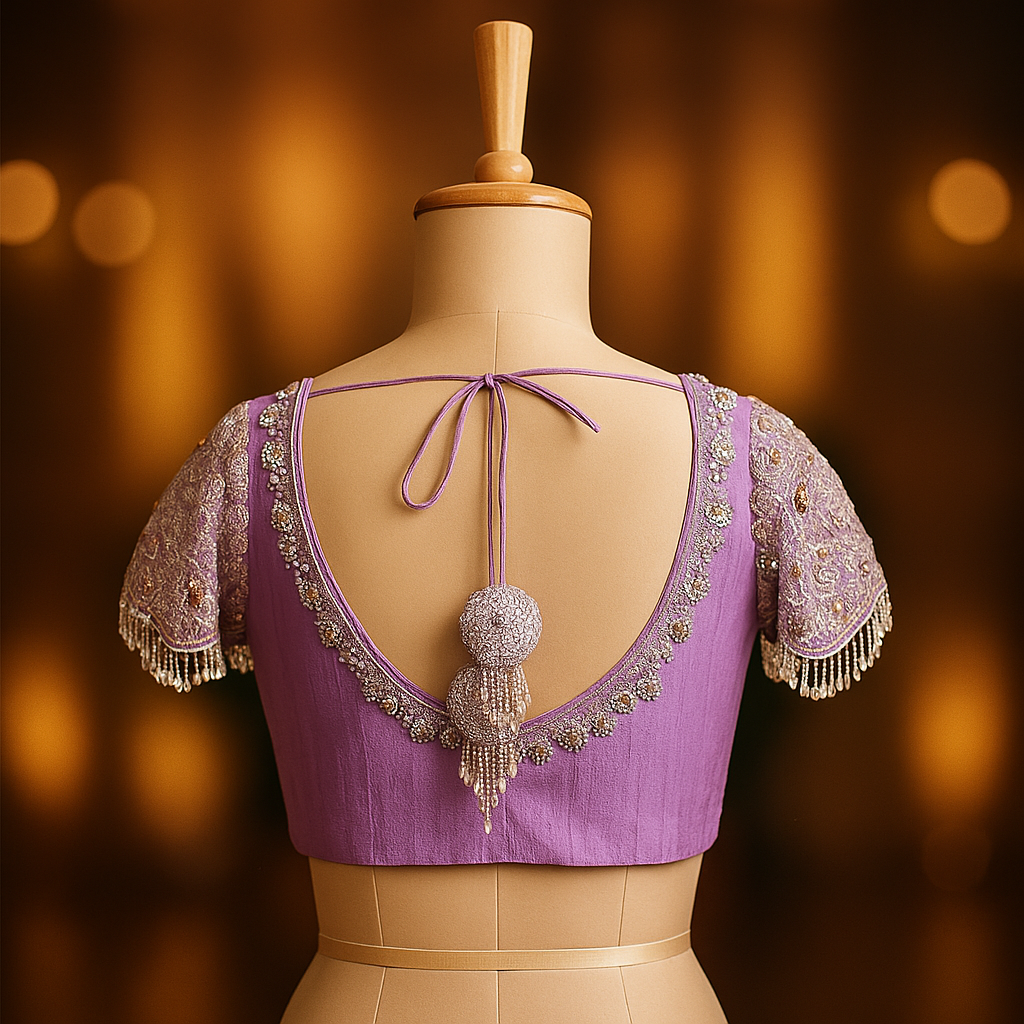Lavender Designer Blouse