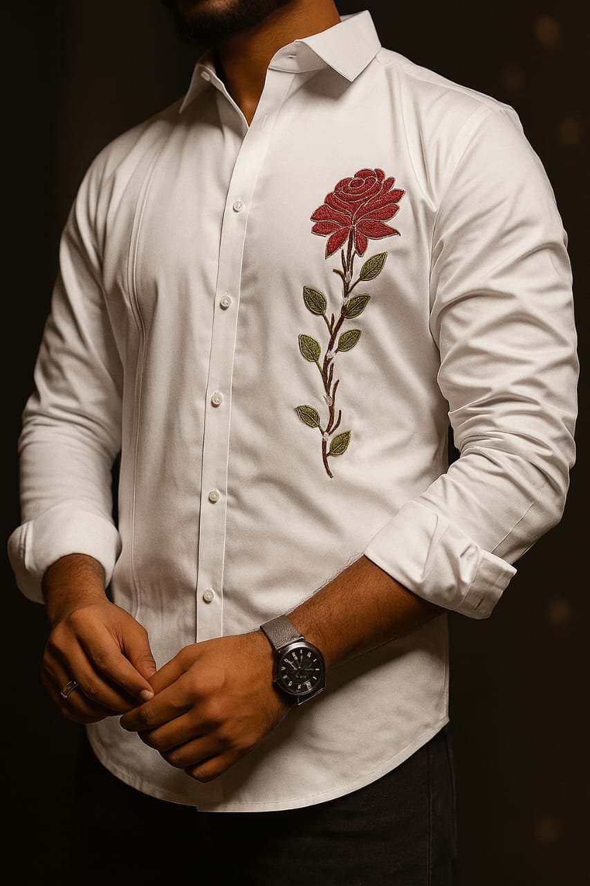 Rose Design Shirt