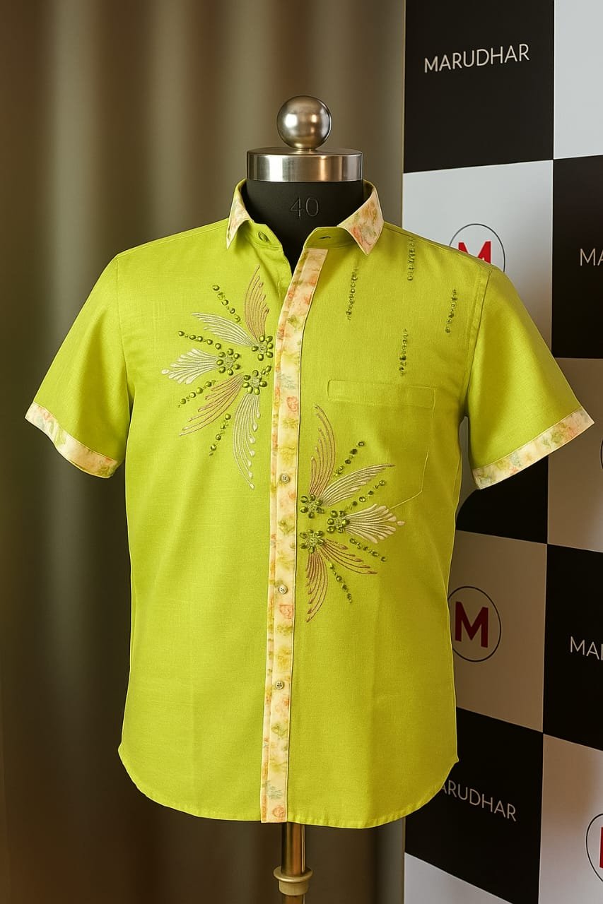 Designed Green Shirt