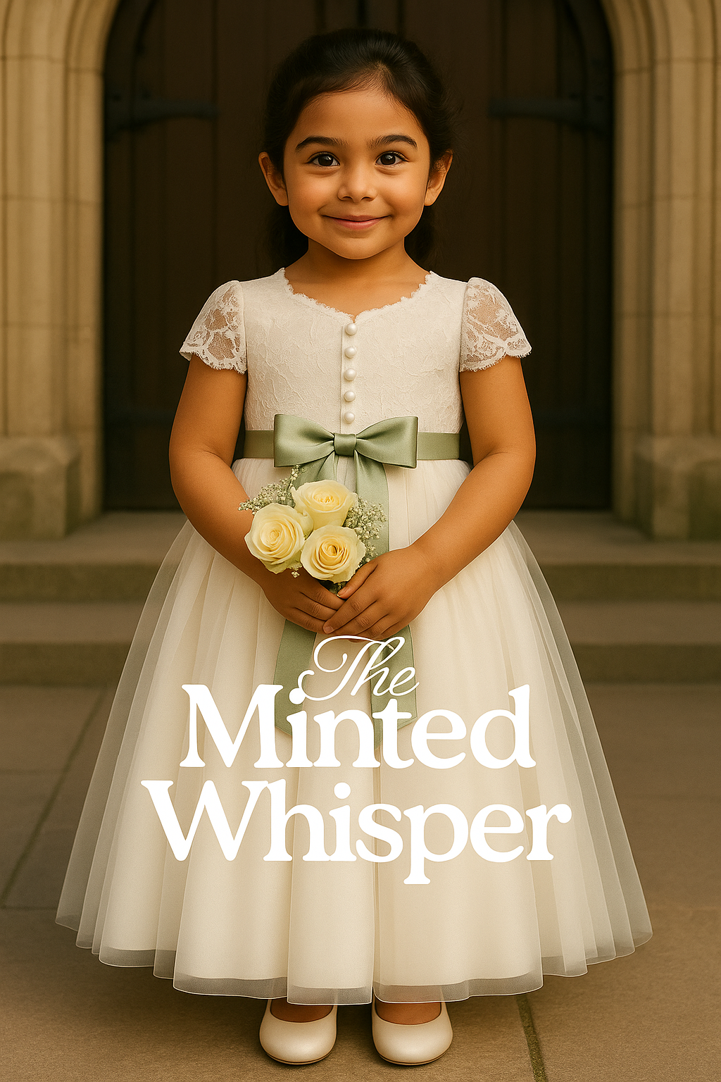 Lace & Tulle Flower Girl Dress