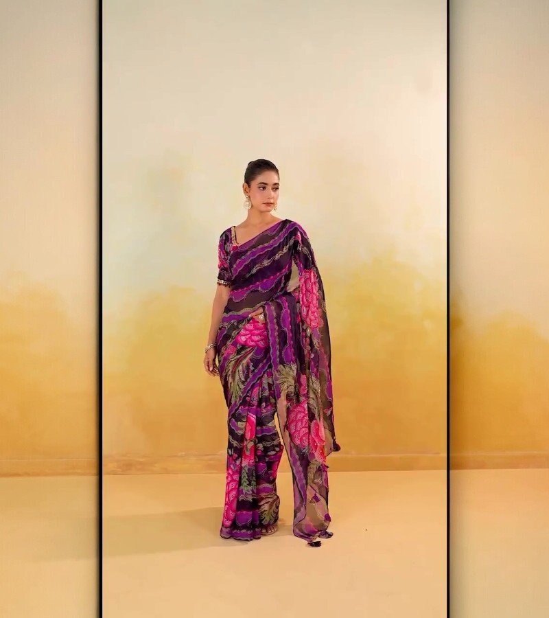 Chiffon Saree
