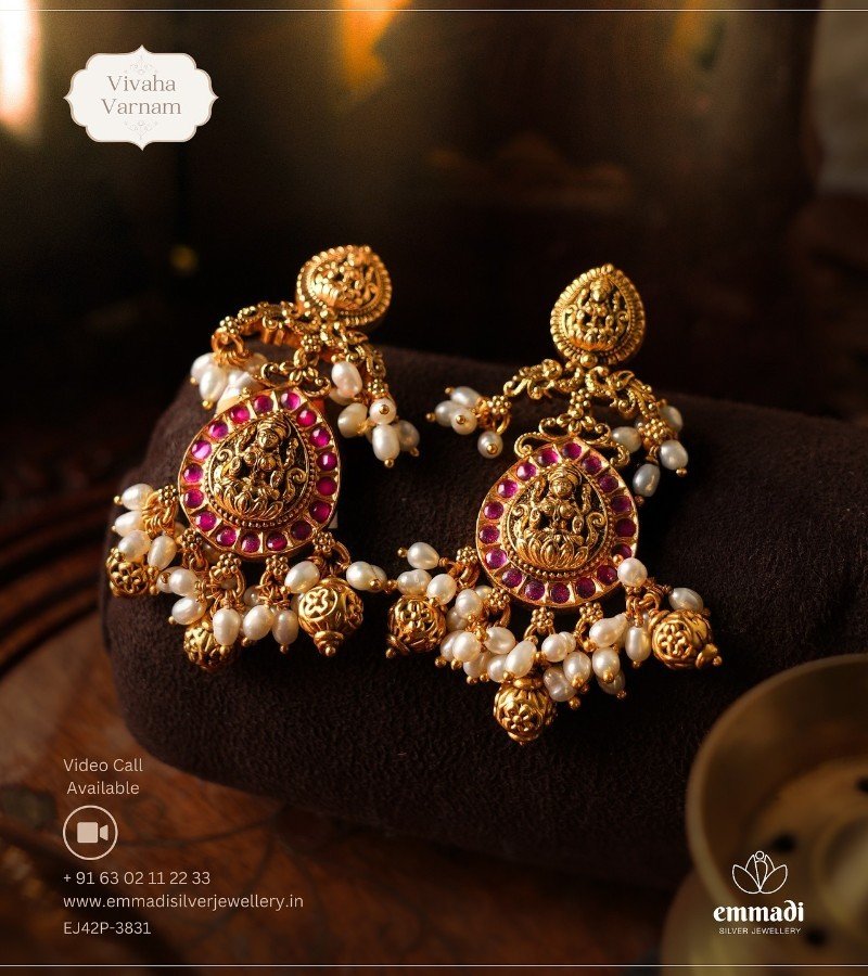 Traditional Pearl  Earings