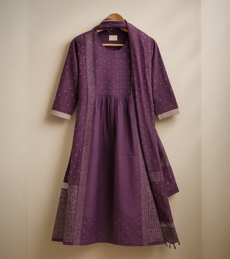 Anarkali Kurti Dupatta Sets image 2