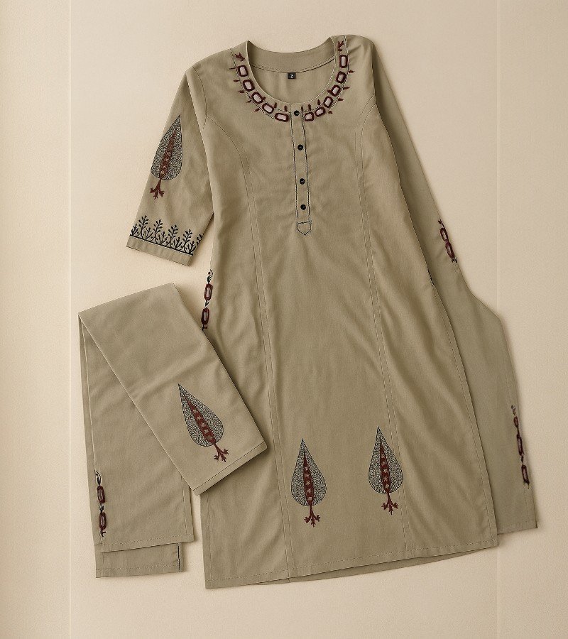 Pure Cotton Kurti &amp; Pant Set image 4