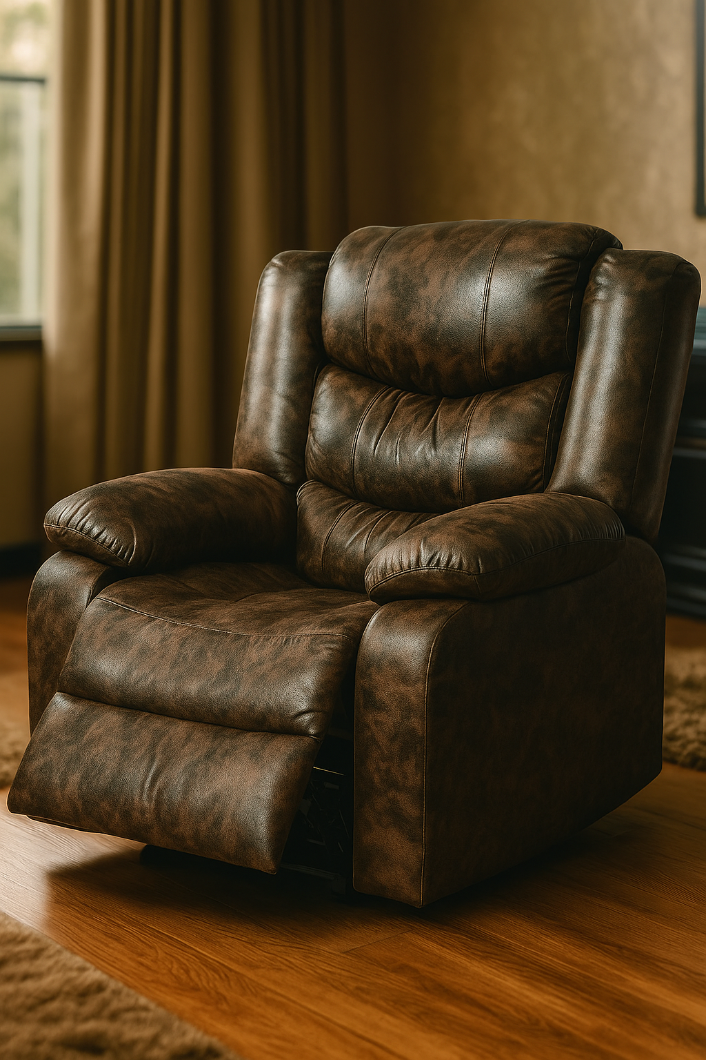 Premium Brown Recliner Armchair