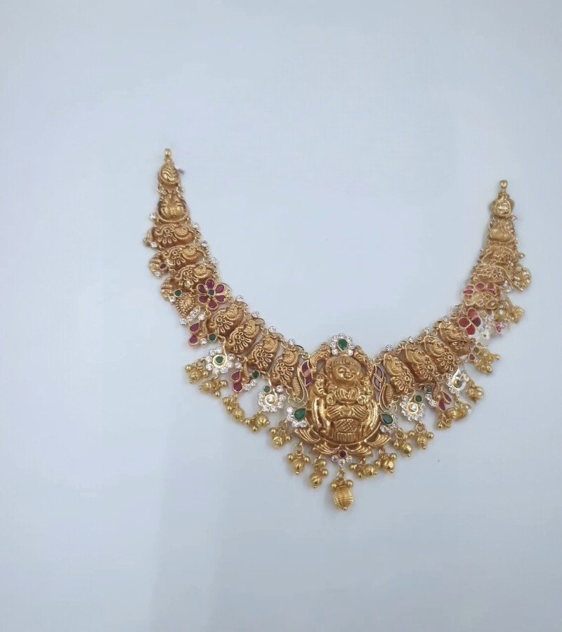 Gold Nakshi Necklace image 3
