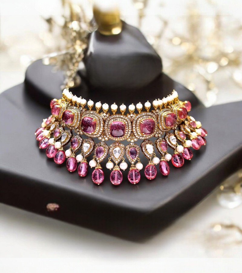 Tourmaline Elegance Statement Choker Set image 3