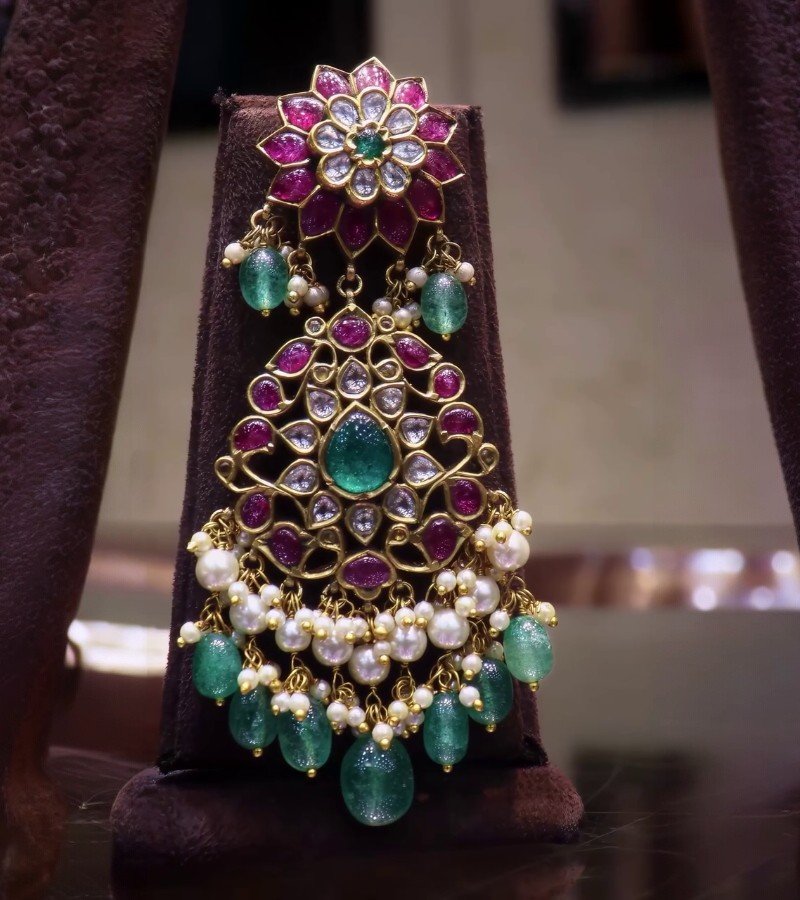 Kundan Rani Necklace Set