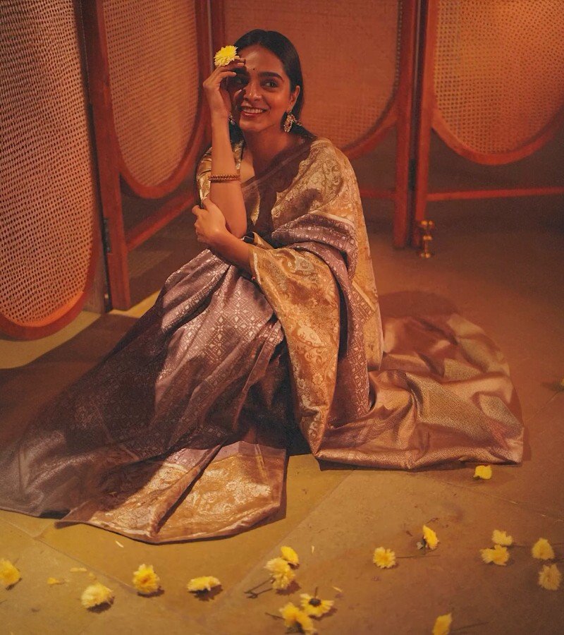 Handwoven Radhakrishna Saree