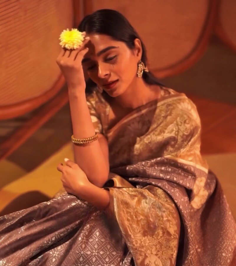 Handwoven Radhakrishna Saree