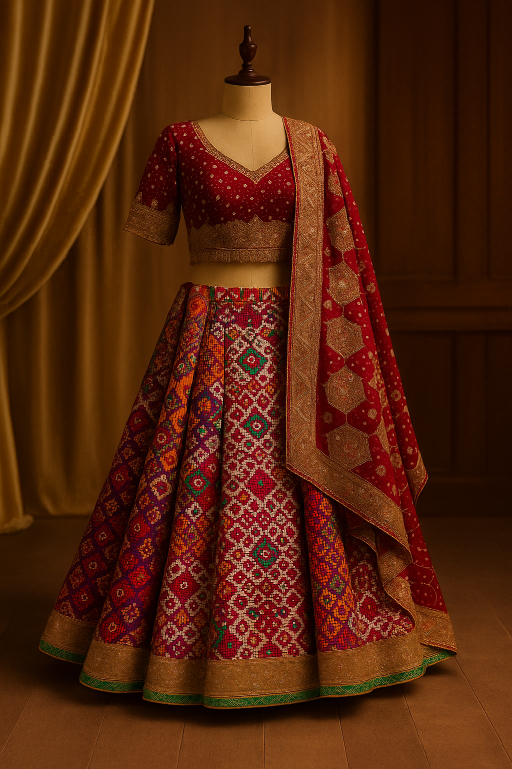 Regal Patola Heritage Lehenga Set