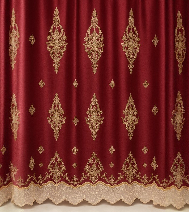 Imported Luxury Main And Sheer Curtains