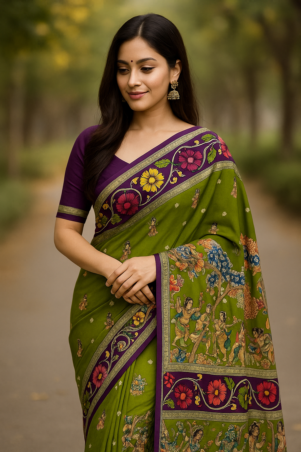 Kalamkari Saree image 2