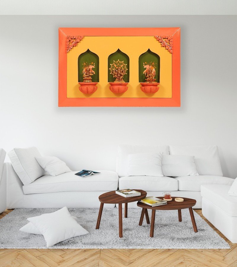 Brass Idols of Sarasvati, Ganesh & Lakshmi