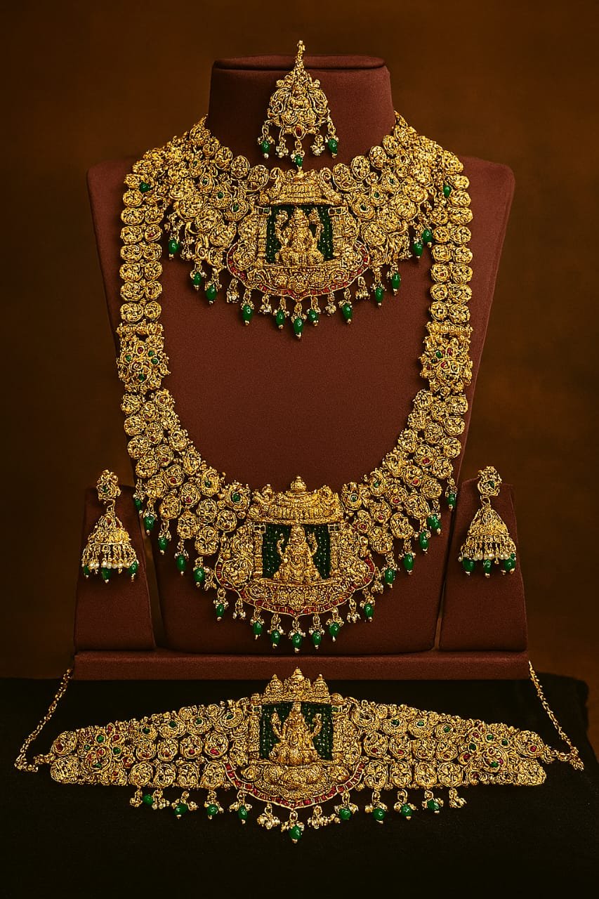 Royal Temple Jewellery Bridal Set image 2