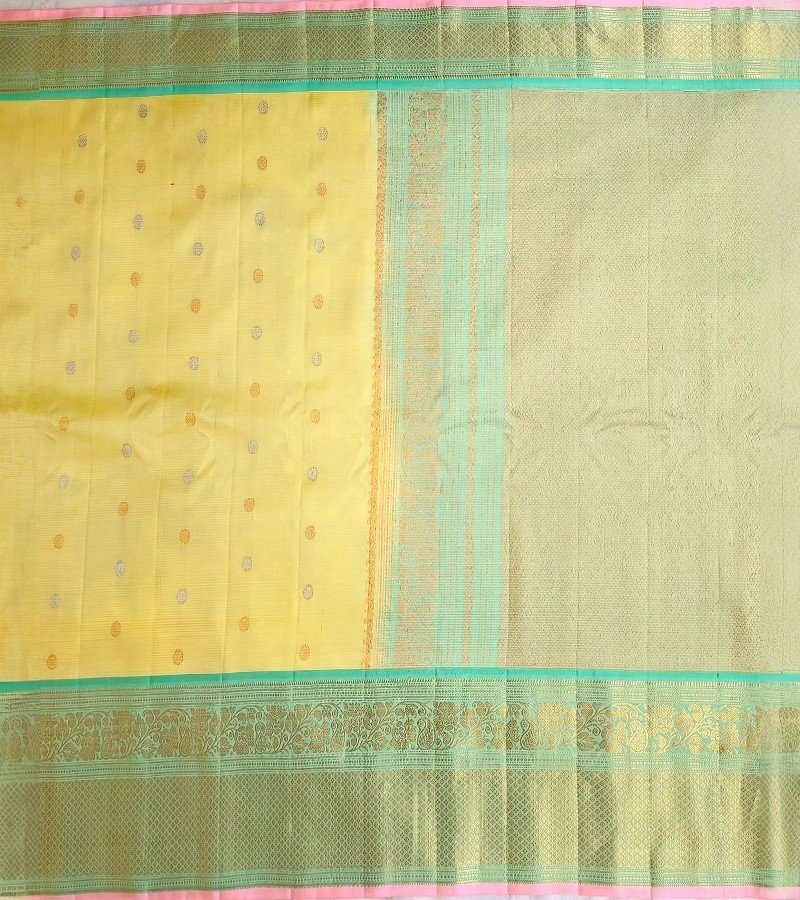 Sunshine Bloom Soft Silk Saree image 3